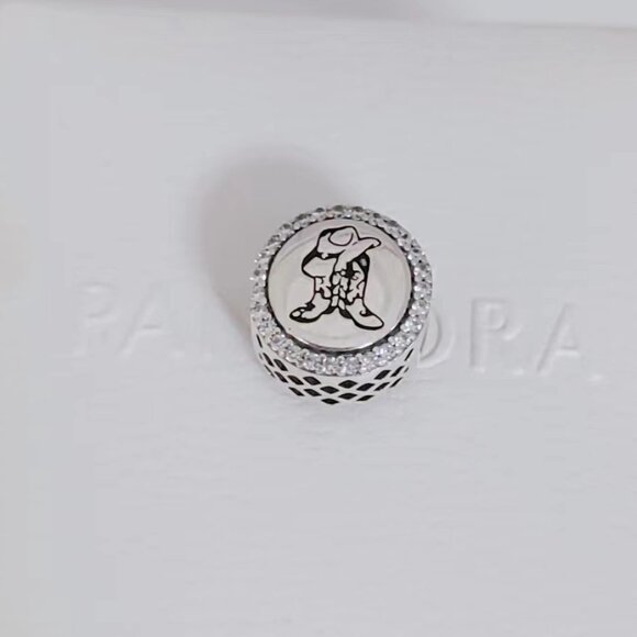 Pandora Texas Cowboy Charm Bead Button S925 Silver Bracelet Pendant with box - Picture 6 of 7